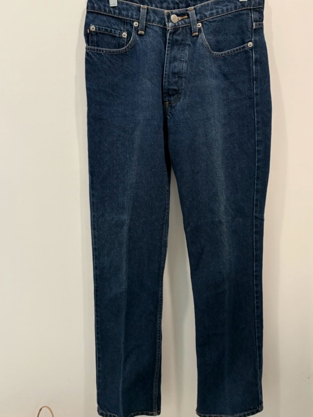 Straight-Leg Men's Jeans in Deep Indigo